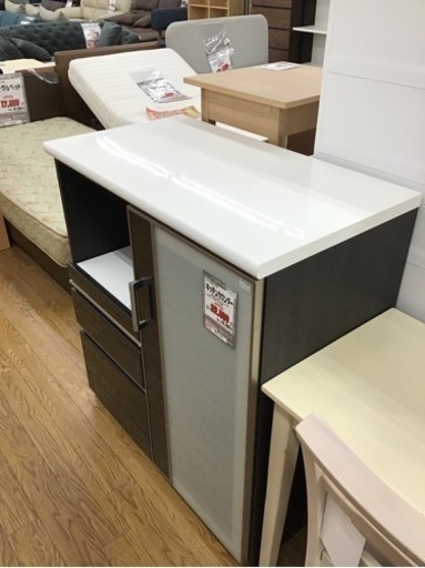 KO-44【ご来店頂ける方限定】ニトリ　ポスティア90 キッチンカウンター