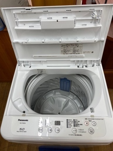 I365 ★ Panasonic 洗濯機（5.0㎏） ★ 美品！ 2019年製 ⭐動作確認済⭐クリーニング済