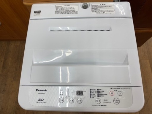 I365 ★ Panasonic 洗濯機（5.0㎏） ★ 美品！ 2019年製 ⭐動作確認済⭐クリーニング済
