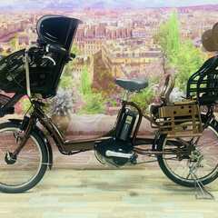 3342電動自転車ブリジストンアンジェリーノ ２０インチ 茶