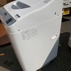 ◆地域限定配送設置無料◆2021年製◆SHARP 電気洗濯乾燥機 5.5kg ES-TX5E-S
