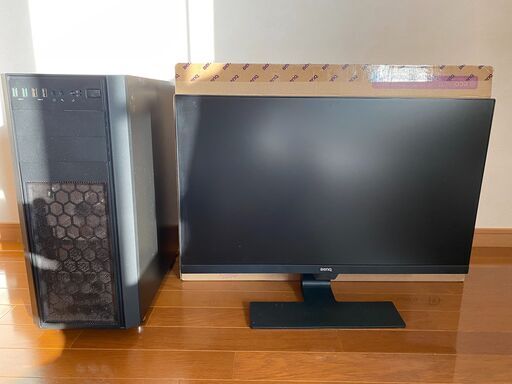 core i3 GTX1050TI搭載 ゲーミングPC + 27インチモニターセット