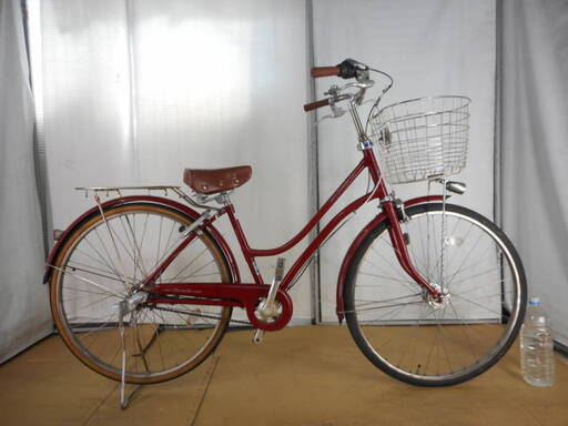 a961★特価　清掃　整備済み★ブリジストン　デコレッタ★ 中古自転車 【26インチ　赤 】