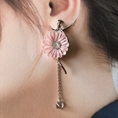 イヤリング・つまみ細工