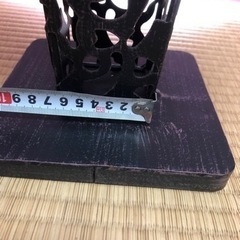 レトロな お洒落 ♪ ブラウン お花スタンド   の画像