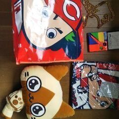 カープグッズやぬいぐるみなど