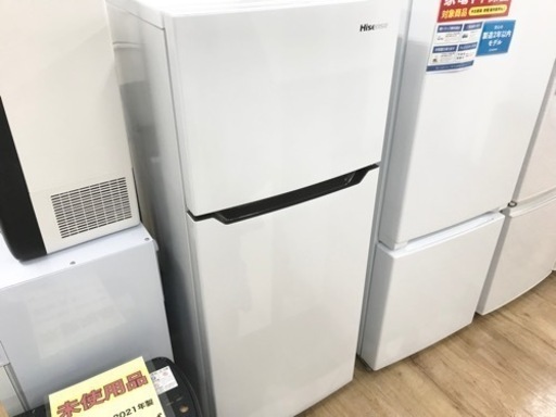 Hisense (ハイセンス) の2ドア冷蔵庫2021年製（HR-B12C）です。【トレファク東大阪店】