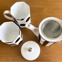 Francfranc ティーポット マグカップ セットの画像