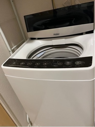 ※先約キャンセルのため再掲【1〜2名向け】Haier 5.5kg洗濯機（風乾燥機能付き）