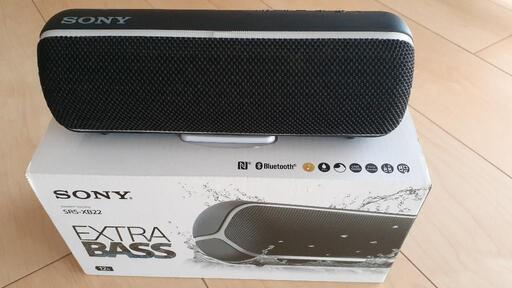 【美品】【アウトドアもOK】SONY SRS-XB22 Bluetoothスピーカー
