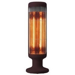 【電気ストーブ】 小型 おしゃれ カーボンヒーター ±0 ※ブラウンの画像