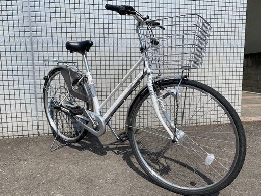 かなり上物！通学用に！マルキン自転車　BAA　27インチ　内装3段シティサイクル　前カゴ、オートライトつき　鹿児島市