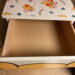 🎀 お値下げしました くまのプーさん レア フェイス チェスト 5段 ベルメゾン ②の画像