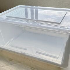 【無料】ニトリ　収納ケース Nフラッテレギュラー本体+フタセット...