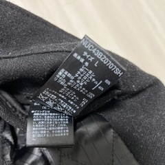 【3/22まで】スタジャン　牛革　黒【値下げしました】の画像