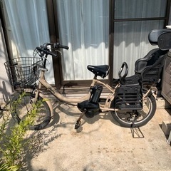 YAMAHA チャイルドシート付き電動自転車