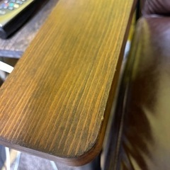 2人用合皮ソファ(Nシールド ステイン2KD DBR)の画像