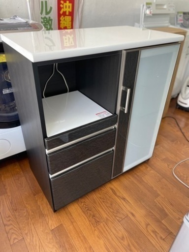 送料・設置込み　レンジボード　リビングボード　キッチンボード　食器棚　NITORI