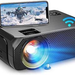 WiFiプロジェクター 7500lm 1080PフルHD対応 1920×1080の画像