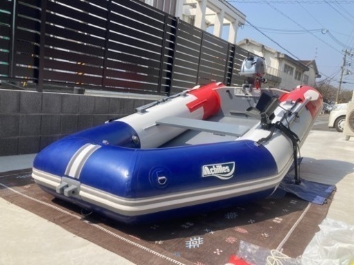アキレス　ゴムボート　ホンダ　2馬力 セット