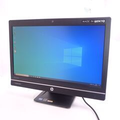 WiFi有 一体型パソコン 中古美品 21.5インチ HP Compaq Pro 6300 AiO 第3世代Core i7 8GB HDD-500G 無線 webカメラ Windows10 Office