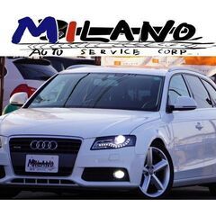 【自社ローン対応】アウディ A4アバント 2.0 TFSI クワトロ SEパッケージ 4WD☆ホワイト・２年車検・整備渡☆の画像