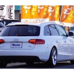 【自社ローン対応】アウディ A4アバント 2.0 TFSI クワトロ SEパッケージ 4WD☆ホワイト・２年車検・整備渡☆の画像