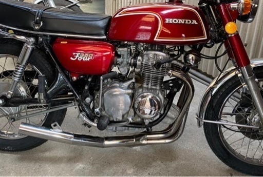 CB400four ショートマフラー  メッキ