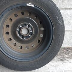 トヨタタンク　純正タイヤ・スチールホイル・ホイルカバーの画像