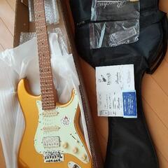 バッカスエレキギター  bacchus bst2-rsm/m gold ローステットメイプル
