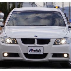 【自社ローン対応】H21年(2009年)　BMW 320i Mスポーツ パッケージ ☆ホワイト・２年車検・整備渡☆の画像