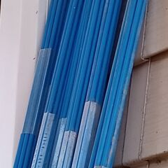 【お譲り先打合せ中】農業資材　トンネル支柱10本　グラスファイバ...
