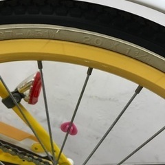 取引場所　南観音　V  2203-318   LOVE &PEACE  子供用自転車　20インチ　鍵１つの画像