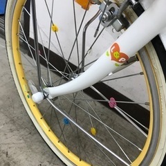 取引場所　南観音　V  2203-318   LOVE &PEACE  子供用自転車　20インチ　鍵１つの画像