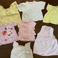 【はいはい〜2歳ごろ】シャツ　チュニック　ワンピース　80 90サイズ