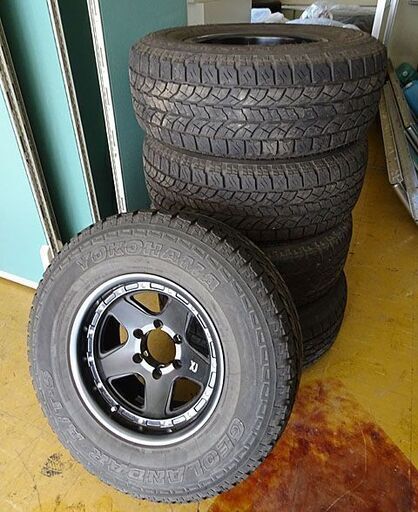 【XTREME-J XJ05/エクストリームジェイ】ヨコハマジオランダー 265/70R16/16×8JJ-25 ◆5本セット/ランクル/サーフ