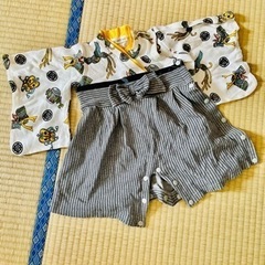 男の子　袴ロンパース　70サイズ　美品