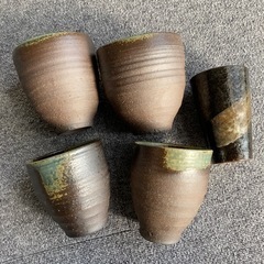 ☆お値引き☆美濃焼　焼酎用コップ　5個セットの画像