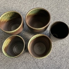 ☆お値引き☆美濃焼　焼酎用コップ　5個セットの画像