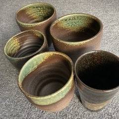☆お値引き☆美濃焼　焼酎用コップ　5個セットの画像