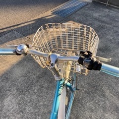 7年間使用の女の子用22インチ自転車の画像
