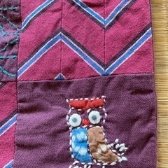 紫　小さなバッグの画像