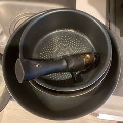 フライパンセット　鍋　少し緩い