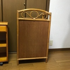 籐家具　4段引き出しの画像