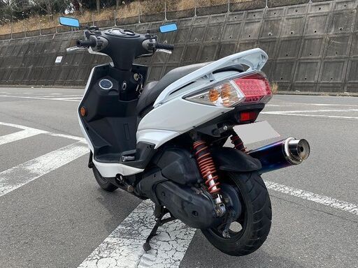 自賠責 Ｒ6.3.9迄  ヤマハ シグナスX 2型最終モデル 台湾フルパワー カスタム多数 ROSSOマフラー MFRシート SE46 SE44