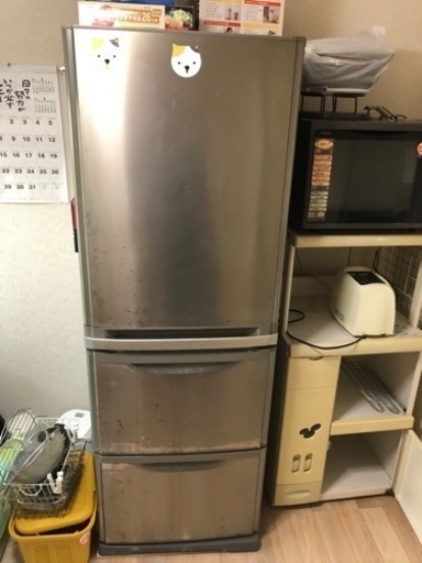 三菱冷凍冷蔵庫 06年製 384㍑ 600㎜×699㎜×1720㎜ 通電確認済み