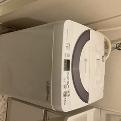 洗濯機　sharp 5.5kg 13年製