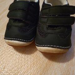 子供　靴 スニーカー　12.0　黒の画像