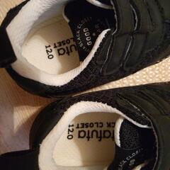 子供　靴 スニーカー　12.0　黒の画像