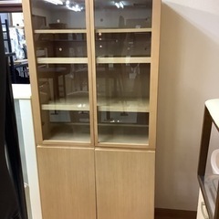 【リサイクルサービス八光　田上店　配達・設置OK】木製食器棚